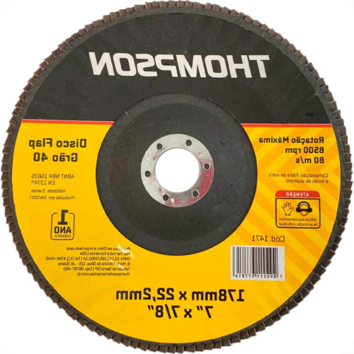 Disco Flap Thompson 7'' - Grao 40