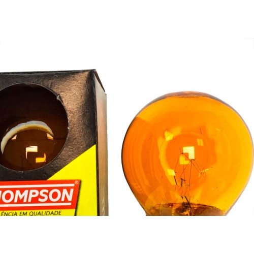 Lampada Colorida Thompson 15Wx127V. Laranja - Kit C/10 Pecas