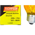 Lampada Colorida Thompson 15Wx220V. Amarela - Kit C/10 Pecas