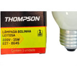 Lampada Colorida Thompson 15Wx220V. Leitosa - Kit C/10 Pecas