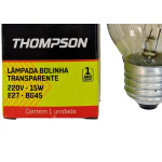 Lampada Colorida Thompson 15Wx220V. Clara - Kit C/10 Pecas