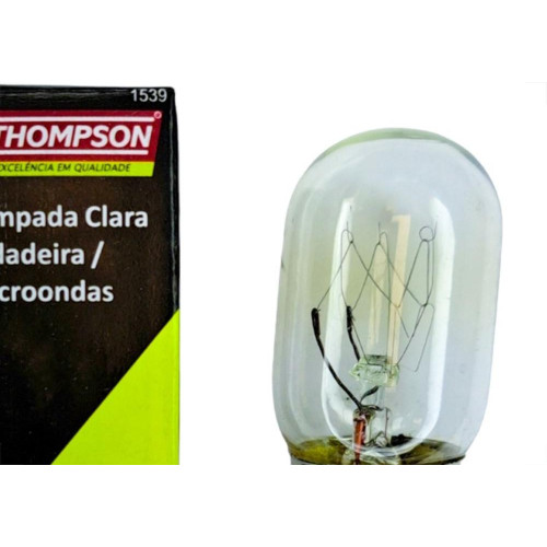 Lampada Para Geladeira/Fogao/Lustre Thompson 15Wx220V. Clara E-14 - Kit C/10 Pecas