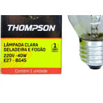 Lampada Para Geladeira/Fogao/Lustre Thompson 40Wx220V. Clara - Kit C/10 Pecas