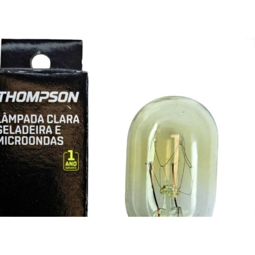 Lampada Para Geladeira/Fogao/Lustre Thompson 15Wx127V. Clara E-14 - Kit C/10 Pecas