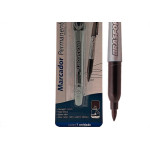 Caneta Marcacao Permamente Brasfort Fina Preta Blister - 7852