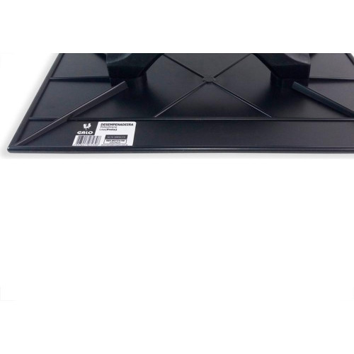 Desempenadeira Pvc Galo Lisa Preta 18 X30Cm - 719/00