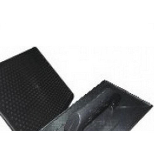 Desempenadeira Pvc Galo Corrugada Preta 15 X26Cm - 816/00