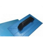 Desempenadeira Pvc Galo Corrugada Azul 18 X30Cm - 818/00
