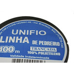 Linha Para Pedreiro 1 Fio Unifio 100M - Kit C/12 Pecas