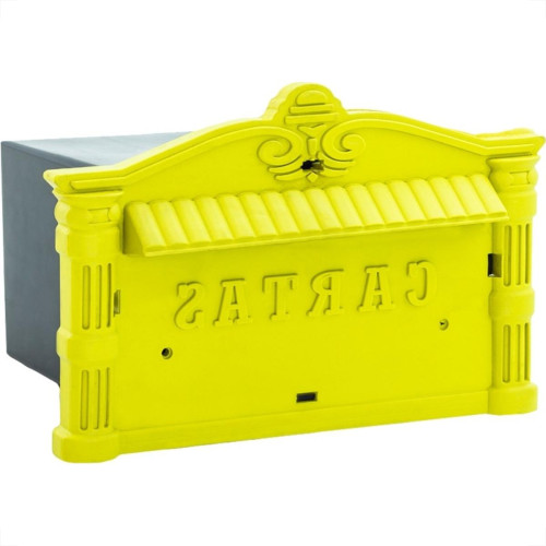 Caixa Carta Thompson Pvc Casinha Amarela