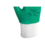 Luva Malha Emborrachada Acrilon Servico Pesado Blister - Kit C/10 Pares