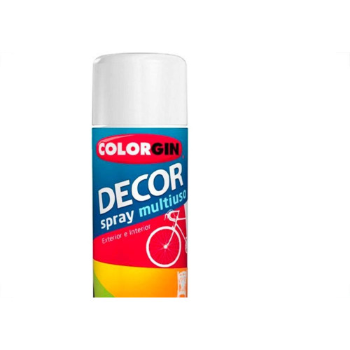 Spray Colorgin Decor Branco Fosco 360Ml 8841