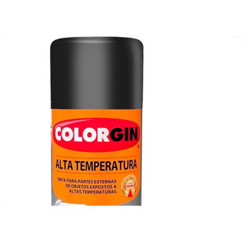 Spray Colorgin Alta Temperatura Preto 300Ml 5722