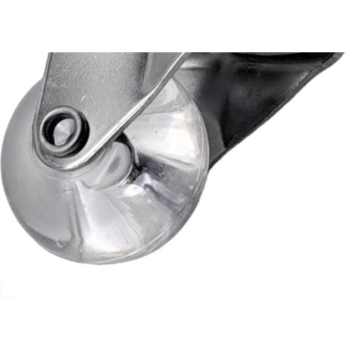 Rodizio Silicone Jomarca Base Giratoria Sem Trava 35Mm