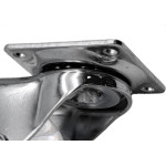 Rodizio Silicone Jomarca Base Giratoria Sem Trava 35Mm