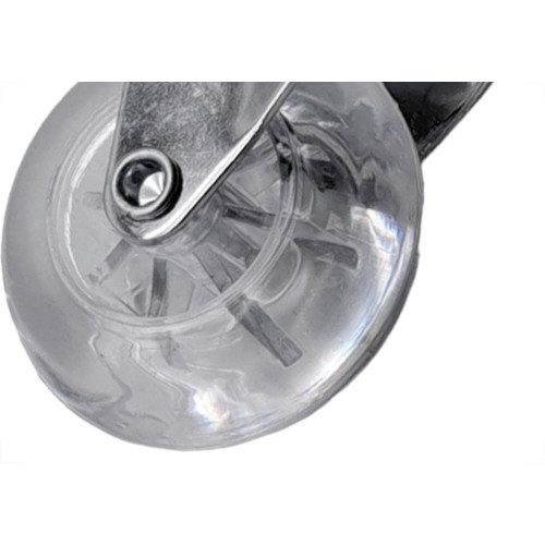 Rodizio Silicone Jomarca Base Giratoria Sem Trava 50Mm