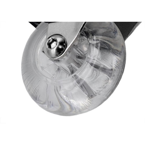Rodizio Silicone Jomarca Base Giratoria Com Trava 50Mm