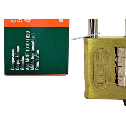 Cadeado Stam Com Segredo 40 Mm