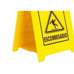 Placa De Sinalizacao Dobravel Piso Escorregadio