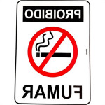 Placa Look 15X20Cm (Proibido Fumar) - Kit C/5 Pecas
