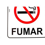Placa Look 15X20Cm (Proibido Fumar) - Kit C/5 Pecas