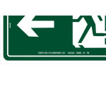 Placa Look 15X25Cm (Saida A Esquerda) - Kit C/5 Pecas