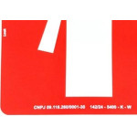 Placa Look 20X20Cm Fotoluminescente (Extintor) - Kit C/5 Pecas