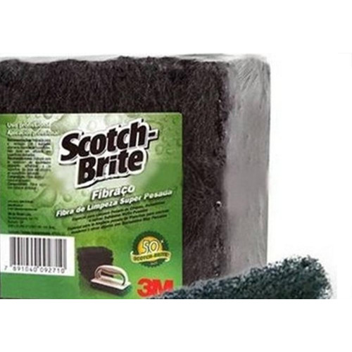 Esponja Scotch Brite Fibraco 87Mm X 125Mm Com 5 Pecas
