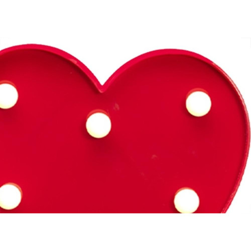 Luminaria Led Decorativa Elgin Coracao