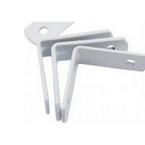 Cantoneira Para Moveis Overtime Branca Caixa Com 50 Pecas 1.1/2''