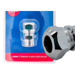 Acessorio Para Gas Censi Adaptador Reto Para Espigao 3/8'' E Rosca Femea 1/2'' Cromado - 7563