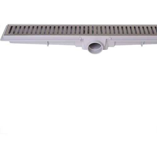 Ralo Linear Com Grelha Inox Luxo Estrela Com Sifao Removivel 5X 50Cm