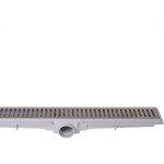Ralo Linear Com Grelha Inox Luxo Estrela Com Sifao Removivel 5X 50Cm