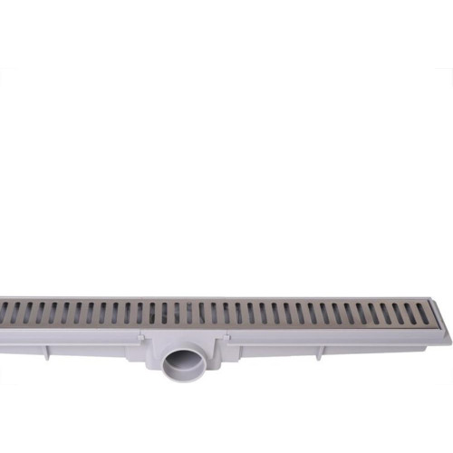Ralo Linear Com Grelha Inox Luxo Estrela Com Sifao Removivel 5X 50Cm