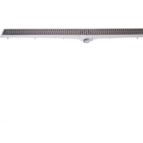 Ralo Linear Com Grelha Inox Luxo Estrela Com Sifao Removivel 5X100Cm