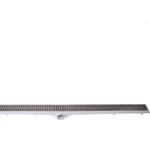 Ralo Linear Com Grelha Inox Luxo Estrela Com Sifao Removivel 5X100Cm