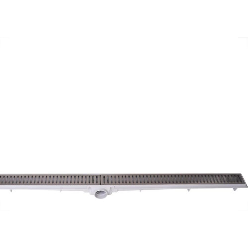 Ralo Linear Com Grelha Inox Luxo Estrela Com Sifao Removivel 5X100Cm