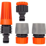 Esguicho Bico Reto Tramontina Engate Rapido + Engate Rosqueado Conjunto Com 4 Pecas - 78580/610