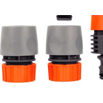 Esguicho Bico Reto Tramontina Engate Rapido + Engate Rosqueado Conjunto Com 4 Pecas - 78580/610