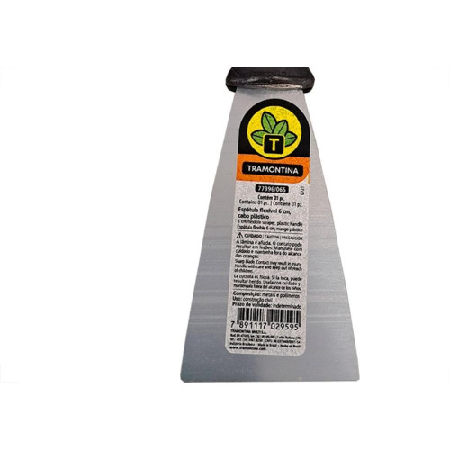 Espatula Tramontina Aco Flexivel Cabo Plastico 6Cm - 77396/065