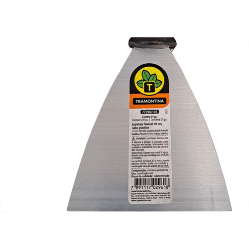 Espatula Tramontina Aco Flexivel Cabo Plastico 10Cm - 77396/105