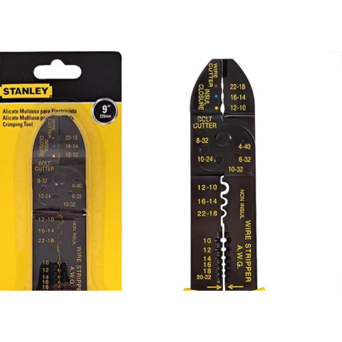Alicate Descascador Eletricista Multiuso Stanley 9'' - 84223
