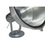 Projetor Aluminio Para Lampada Olivo 200W. Com Vidro