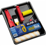 Kit Pintura Atlas Com 6 Pecas - Bandeja + Garfo + Rolo + Trincha + Misturador