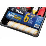 Kit Pintura Atlas Com 6 Pecas - Bandeja + Garfo + Rolo + Trincha + Misturador
