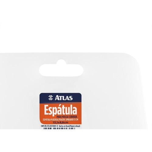 Aplicador Para Massa Atlas 13,1Cm Celuloide - Kit C/12 Pecas