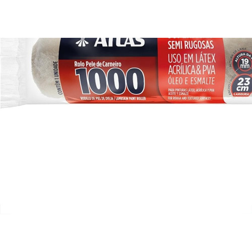 Rolo La Atlas 1000 Pele De Carneiro 23Cm