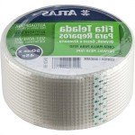 Fita Telada Atlas Fibra De Vidro Para Drywall E Trincas Autoadesiva 50Mm X 45M