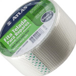 Fita Telada Atlas Fibra De Vidro Para Drywall E Trincas Autoadesiva 50Mm X 45M