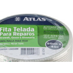 Fita Telada Atlas Fibra De Vidro Para Drywall E Trincas Autoadesiva 50Mm X 45M